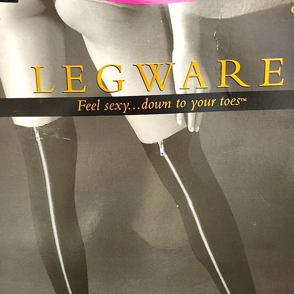 VINTAGE Y2K!! Brand New FREDRICK'S OF HOLLYWOOD ZIP-UP JERSEY THIGH-HI'S-S - Picture 5 of 6